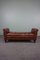 Vintage Chesterfield Leather Bench 2