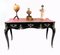 French Bureau Plat Desk in Lacquered Ebony 2