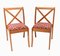 Mid-Century Modern Satinwood Dining Chairs, 1950s, Set of 8 3