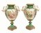 Urnes en Porcelaine de Dresde, Allemagne, Set de 2 1