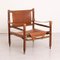 Mid-Century Safari Chair in Teak 1