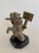 Beware of the Dog Bulldog Maskottchen in Bronze von Louis Fontinelle 3