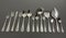 Spatours Cutlery Set in Silver Metal from Christofle, Set of 123 1