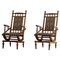 Danish Modern Sculptural Rocking Chairs in Oak, 1950s, Set of 2, Image 1