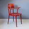 Red No. A 462 Armchair from Thonet / Ligna, 1940s, Image 3