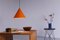 Lámpara colgante Biljart en naranja de Arne Jacobsen para Louis Poulsen, años 60, Imagen 12