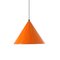 Lámpara colgante Biljart en naranja de Arne Jacobsen para Louis Poulsen, años 60, Imagen 1