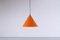 Orange Biljart Pendant by Arne Jacobsen for Louis Poulsen, 1960s 10