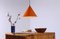 Lámpara colgante Biljart en naranja de Arne Jacobsen para Louis Poulsen, años 60, Imagen 4