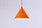 Orange Biljart Pendant by Arne Jacobsen for Louis Poulsen, 1960s 11