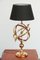 Brass Arrowed Armillary Sphere Table Lamp, Image 15