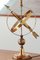 Brass Arrowed Armillary Sphere Table Lamp 17