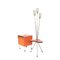 Bar Wagon with Floor Lamp, 1950s, Set of 2, Image 1