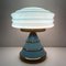 Vintage Blue Table Lamp, Italy, 1980s 10
