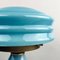 Vintage Blue Table Lamp, Italy, 1980s 9