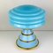 Blaue Vintage Tischlampe, Italien, 1980er 2