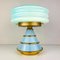 Vintage Blue Table Lamp, Italy, 1980s 7