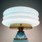 Vintage Blue Table Lamp, Italy, 1980s, Image 5