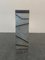 Patinated Silver Leaf Pedestal with Black Lacquered Engraved Lines, Image 6