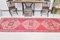 Vintage Pink Runner Rug 5