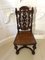 Victorian Carved Oak Hall Chairs, 1860s, Set of 2 10