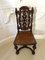 Victorian Carved Oak Hall Chairs, 1860s, Set of 2, Image 10