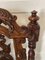 Victorian Carved Oak Hall Chairs, 1860s, Set of 2 12