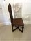 Victorian Carved Oak Hall Chairs, 1860s, Set of 2 8
