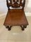 Victorian Carved Oak Hall Chairs, 1860s, Set of 2 14