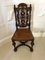 Victorian Carved Oak Hall Chairs, 1860s, Set of 2 7