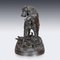 Jules Moigniez, Setter with Hare, 19th Century, Bronze 5