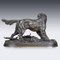 Jules Moigniez, Setter with Hare, 19th Century, Bronze 4