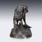 Jules Moigniez, Setter with Hare, 19th Century, Bronze, Image 3