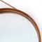 Round Mirror with Leather Strap by Uno & Östen Kristiansson for Luxus, 1960s, Image 10