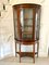 Victorian Satinwood Display Cabinet with Original Painted Decoration, 1880s 1