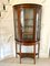 Victorian Satinwood Display Cabinet with Original Painted Decoration, 1880s, Image 1