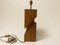 Lampada da tavolo modernista in legno, Francia, anni '30, Immagine 2