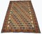 Vintage Tribal Nomadic Caucasian Soumak Sumakh Kilim Rug, 1950s 2