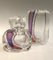 Vase & Perfume Crystal Set by Luigi Oonesto, Set of 2 1