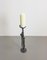 Brutalist Floor Candle Holder in Cast Iron, 1960s 5