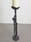 Brutalist Floor Candle Holder in Cast Iron, 1960s 2
