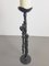 Brutalist Floor Candle Holder in Cast Iron, 1960s 4