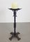 Brutalist Wrought Iron Candleholder, 1960s 1