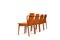 Organic Shaped Oak Chairs from Vamdrup Møbelfabrik, 1950s / 60s, Set of 4 8