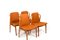 Organic Shaped Oak Chairs from Vamdrup Møbelfabrik, 1950s / 60s, Set of 4 3
