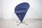 Mid-Century Blue Cone Chair by Verner Panton, 1950s 18