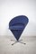 Mid-Century Blue Cone Chair by Verner Panton, 1950s 12