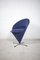 Mid-Century Blue Cone Chair by Verner Panton, 1950s 25