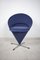 Mid-Century Blue Cone Chair by Verner Panton, 1950s 19