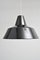 Black Enamel Ceiling Lamp by Louis Poulsen for Wekstattleuchte 1